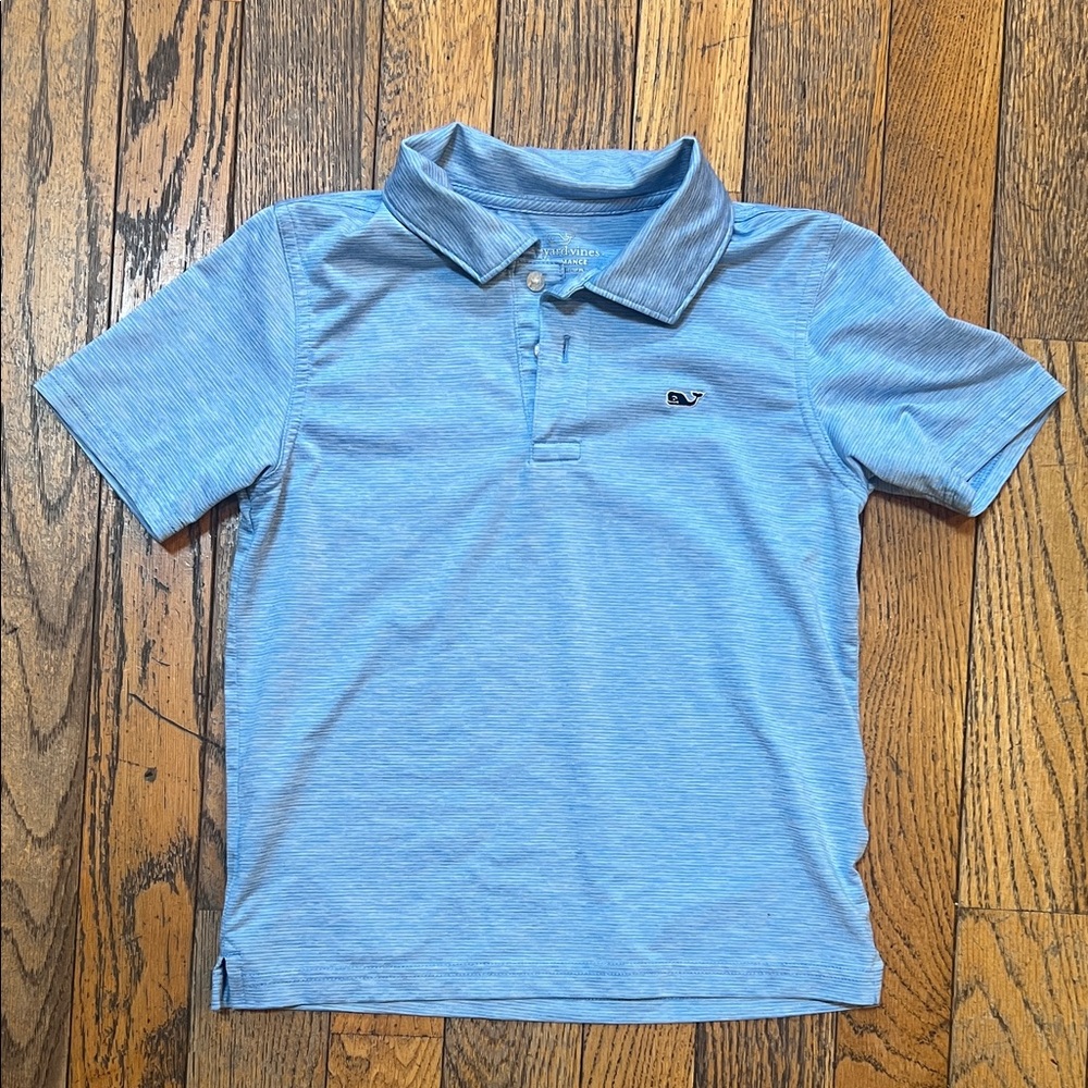 Vineyard Vines Light Blue Kids Polo Shirt